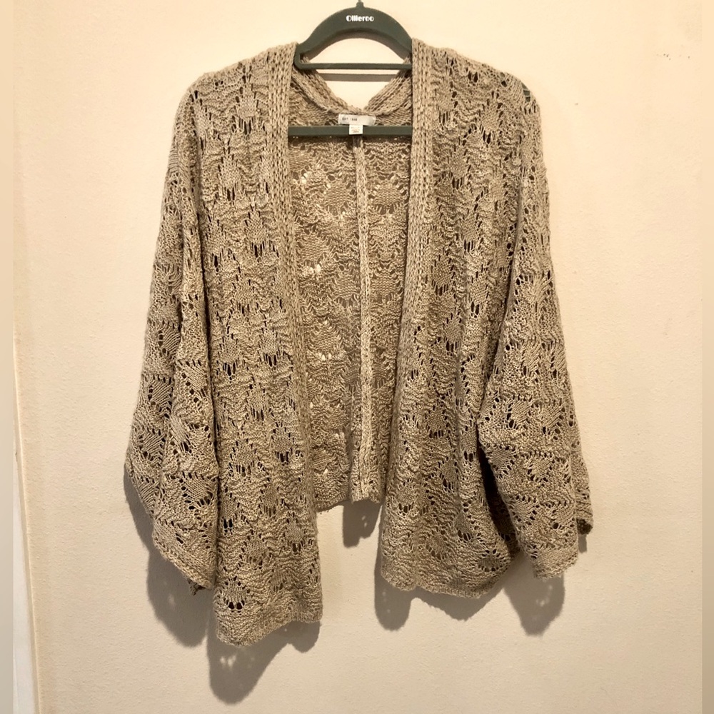 Woman’s crochet sweater